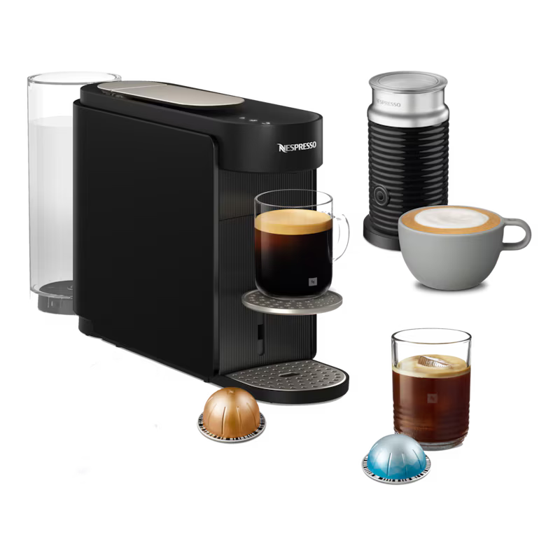 Vertuo Up Pearl White & Aeroccino3 Milk Frother
