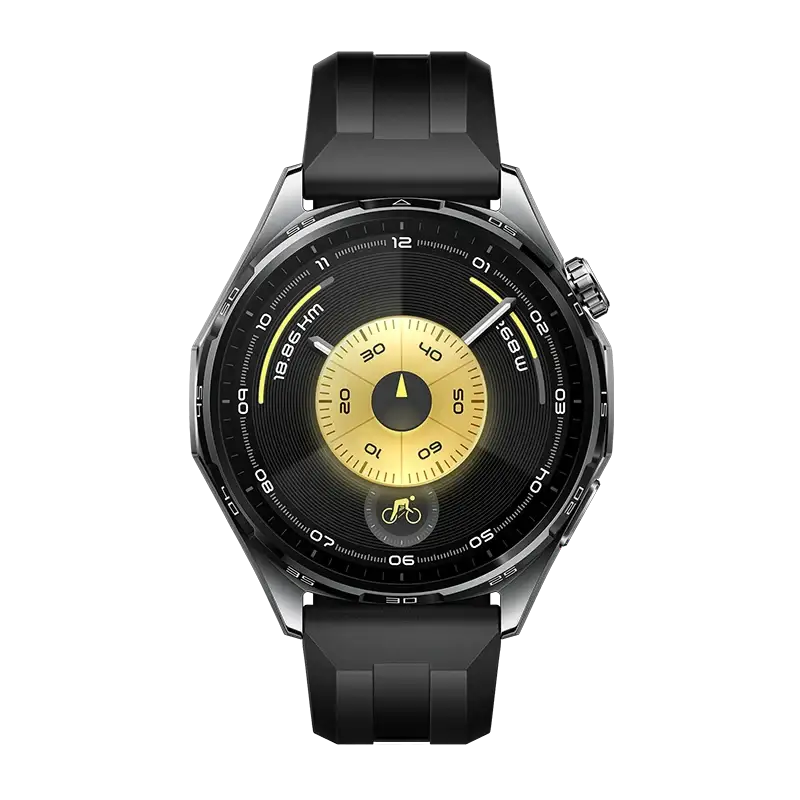 Huawei Watch GT 6 - 46mm - Black with Fluoroelastomer Strap