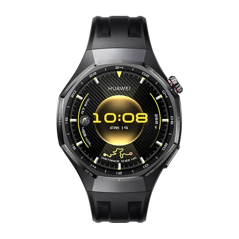 Huawei Watch GT 6 Pro - 46mm - Black with Fluoroelastomer Strap