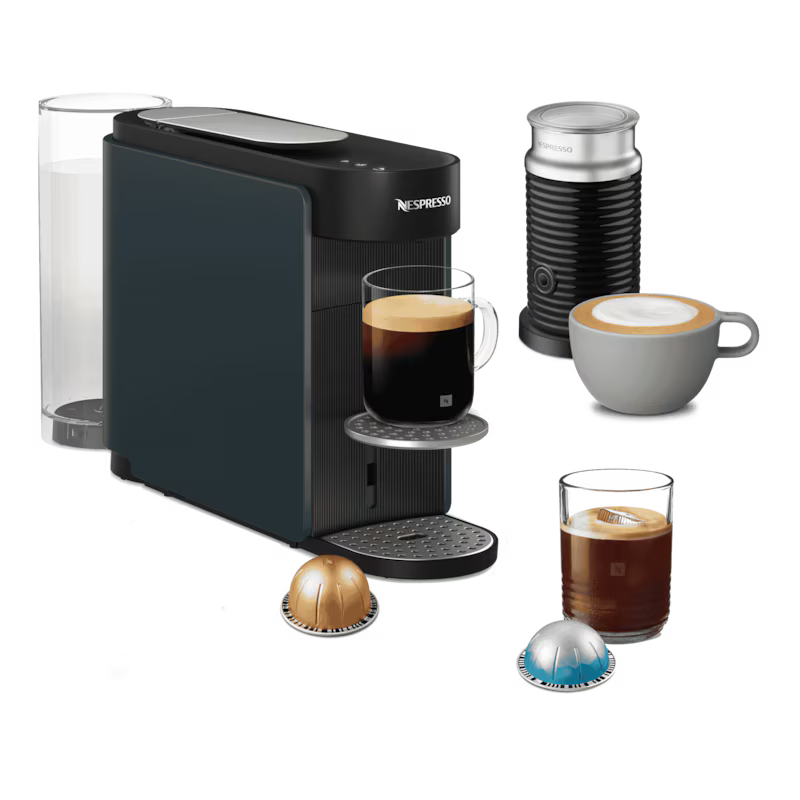 Vertuo Up Pearl White & Aeroccino3 Milk Frother