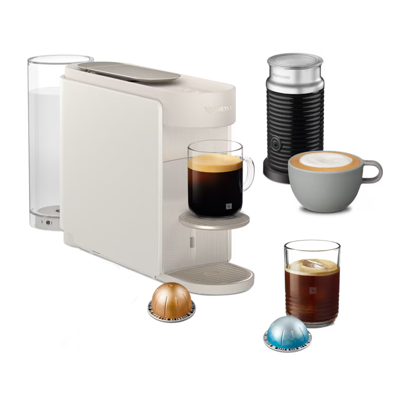 Vertuo Up Pearl White & Aeroccino3 Milk Frother