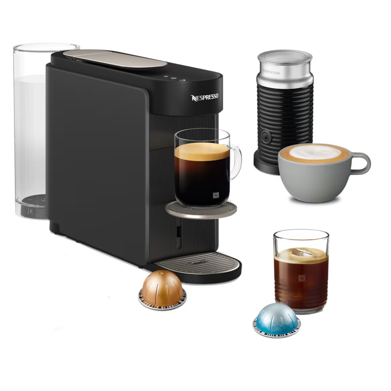 Vertuo Up Pearl White & Aeroccino3 Milk Frother